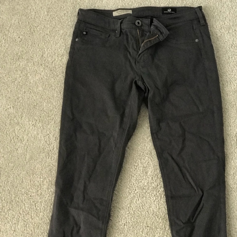 AG Super Skinny Ankle Pant in Dark Grey